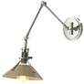 Henry Sconce - Sterling Finish - Soft Gold Accents