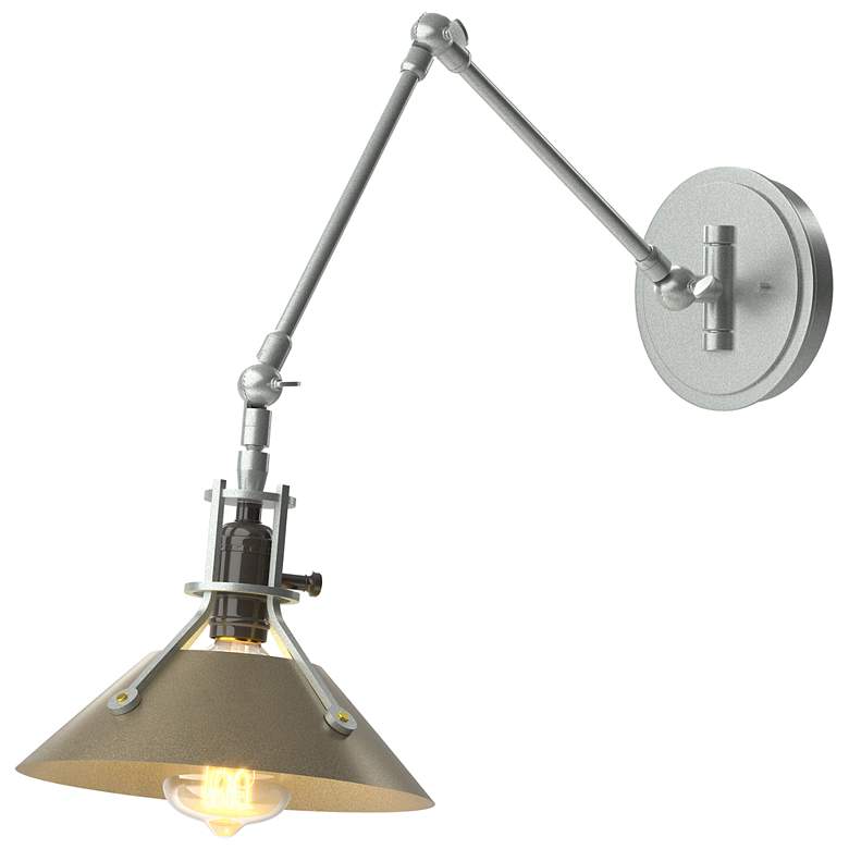 Image 1 Henry Sconce - Vintage Platinum Finish - Soft Gold Accents