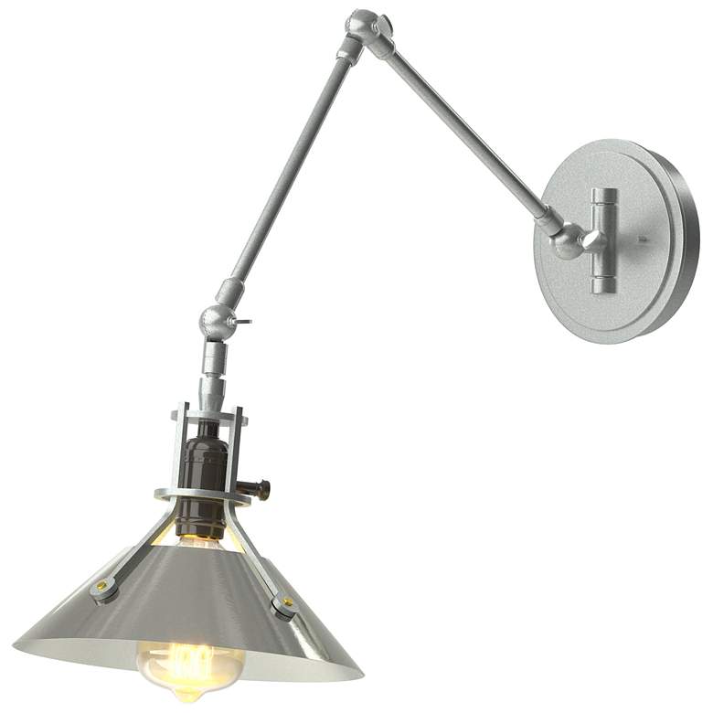 Image 1 Henry Sconce - Vintage Platinum Finish - Sterling Accents
