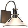 Henry Small 10.5"H Oil Rubbed Bronze Outdoor Sconce w/ Frost Shade