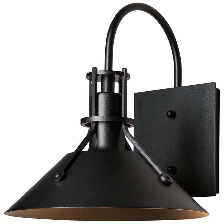 Image 1 Henry Small Dark Sky Outdoor Sconce - Black Finish