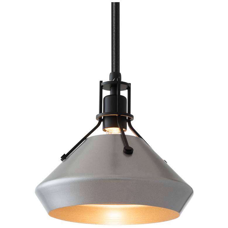 Image 1 Henry with Chamfer Pendant - Black Finish - Vintage Platinum Accents