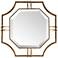 Henson Bronze Antique Brass 17 1/2" Octagon Wall Mirror