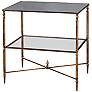 Henzler 25 3/4" Wide Metal and Glass Console Table in scene
