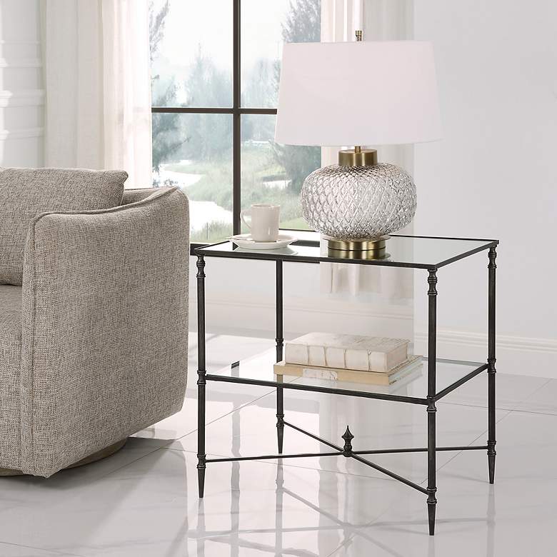 Image 1 Henzler Steel Lamp Table