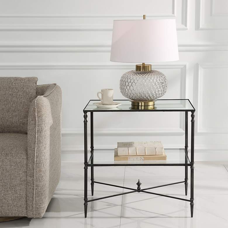 Image 3 Henzler Steel Lamp Table more views