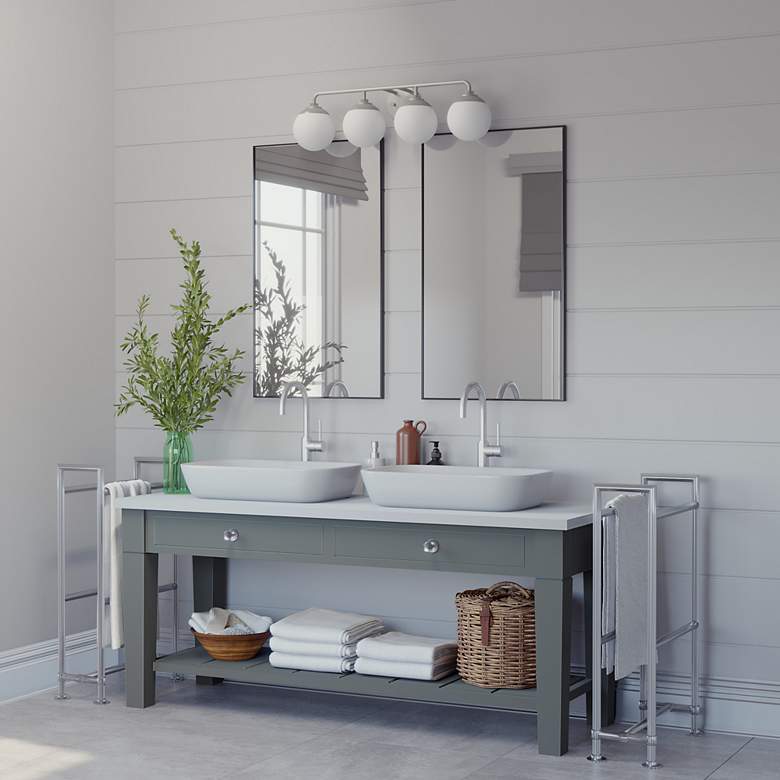 Image 3 Hepburn 4 Light Vanity - Brushed Nickel more views