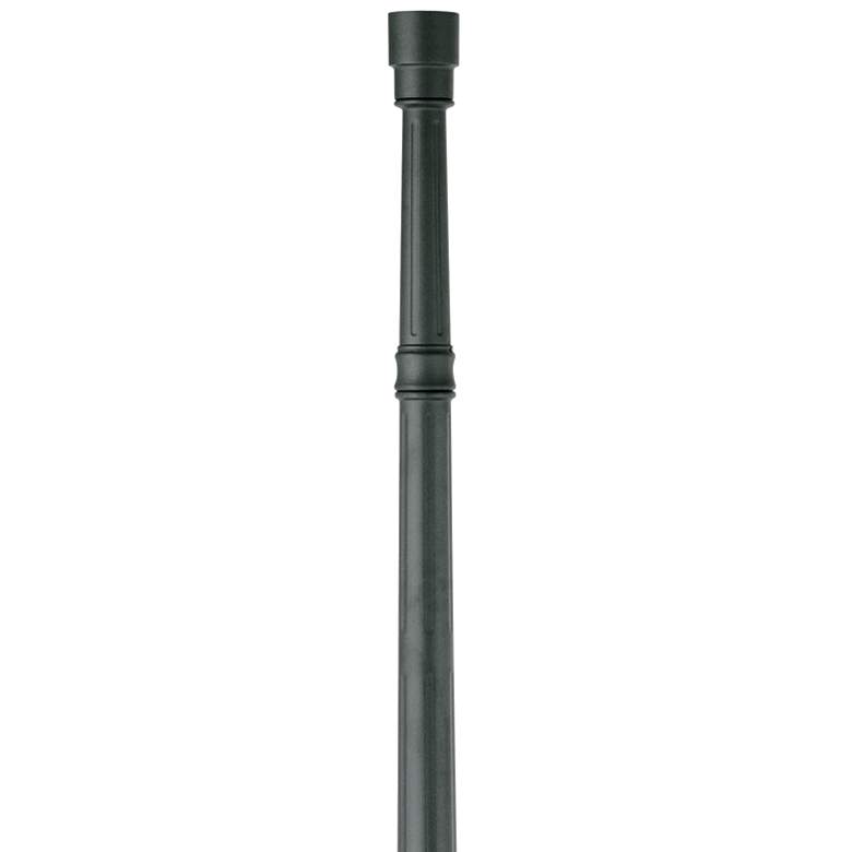 Image 3 Hepworth Black Finish 76 3/4" High Metal Outdoor Light Post more views