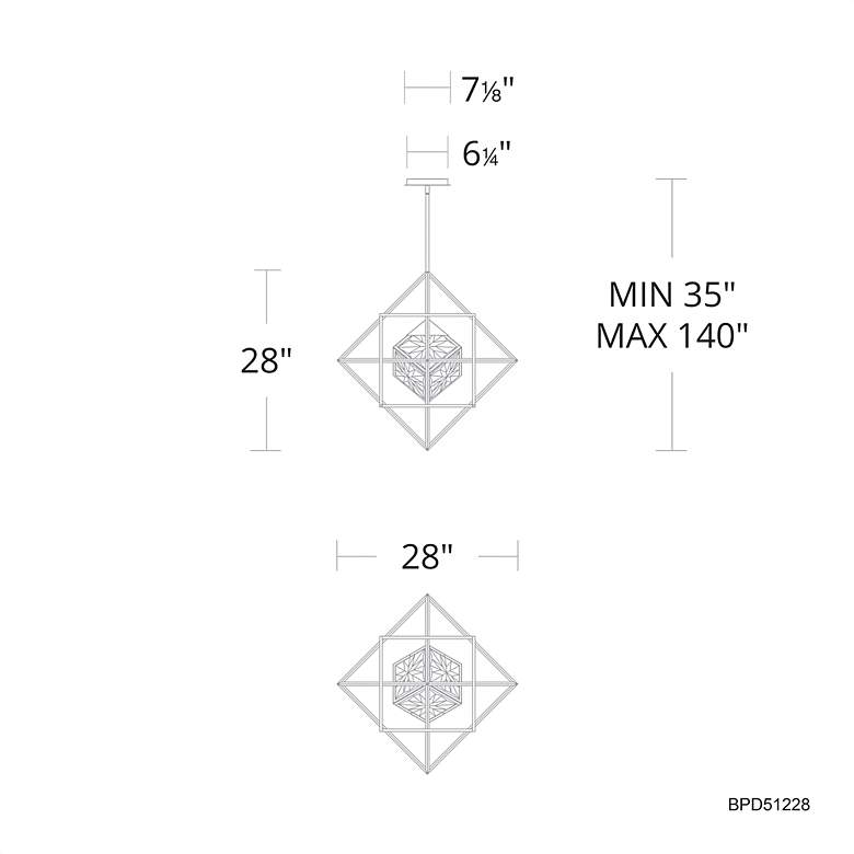 Image 5 Heracles 1 Light LED Pendant more views