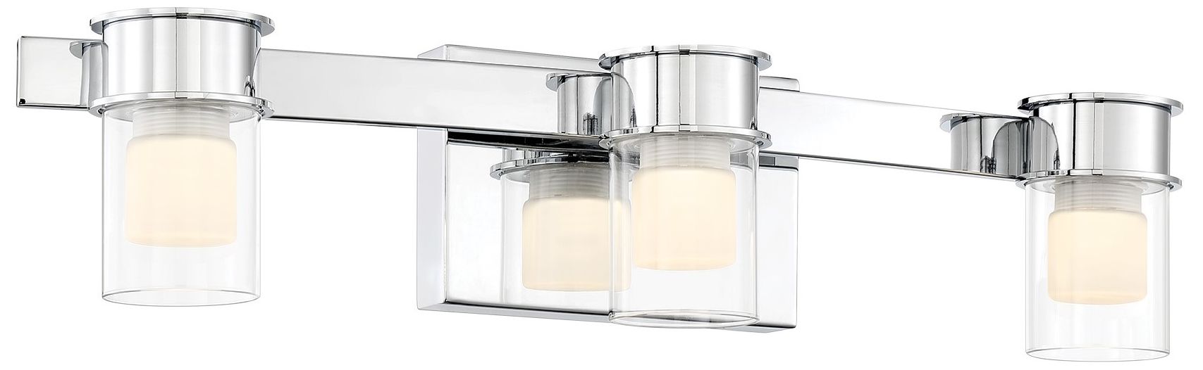 Image Herald 22" Wide Chrome 3-Light LED Vanity Bath Light