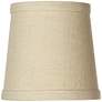 Herbal Linen Drum Lamp Shade 4x5x5 (Clip-On)