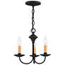 2_Heritage 13-in 3-Light Black Candle Chandelier