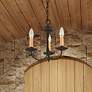 Thumbnail1 of Heritage 13-in 3-Light Black Candle Chandelier