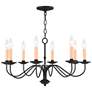 2_Heritage 25-in 8-Light Black Candle Chandelier