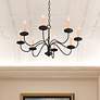 1_Heritage 25-in 8-Light Black Candle Chandelier