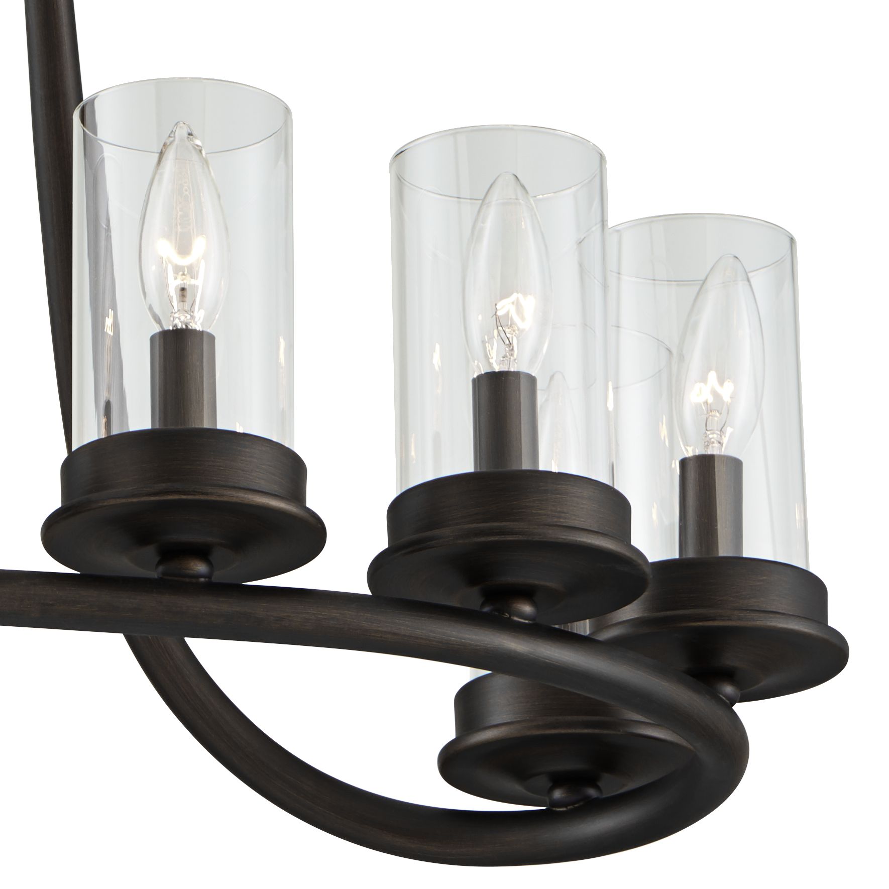 Heritage 29 3/4" Wide Bronze Kitchen Island Light Chandelier 39Y53