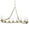 Heritage 43" Wide Soft Gold 10-Light Island Chandelier