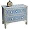 Heritage Bone Inlay Blue Accent Chest