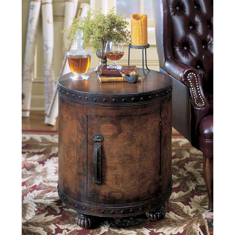 Image 1 Heritage Duffel Drum Table