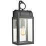 Heritage Hills 19" High 1-Light Outdoor Sconce - Aged Zinc