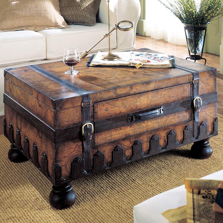 Image 1 Heritage Lacquered Trunk Table