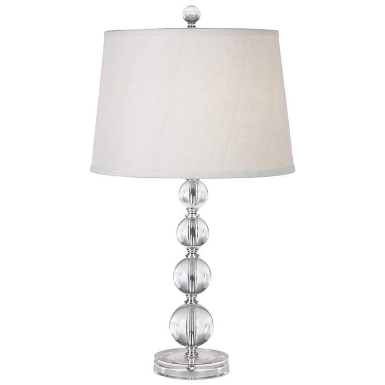 Image 3 Herminie Stacked Ball Acrylic Table Lamp by 360 Lighting