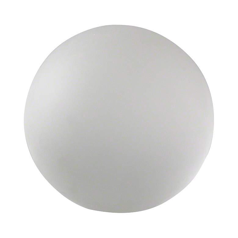 Image 2 Hermione Frosted White Medium Crystal Sphere