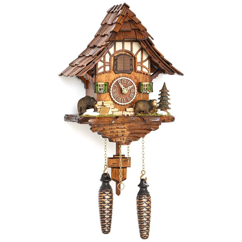 Image 1 Hermle Baiersdorf Multi-Color 9 1/2 inch High Cuckoo Wall Clock