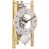 Hermle Lakin Gold 7 1/2" High Triangular Table Clock