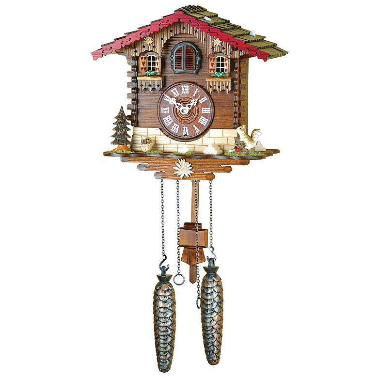 Image 1 Hermle Simonswald Multi-Color 16 inch High Cuckoo Wall Clock