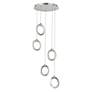 3_Hermosa 15.5" Wide 5.Light Chrome Accented Brushed Nickel LED Multi-Pe more views