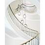 4_Hermosa 15.5" Wide 5.Light Chrome Accented Brushed Nickel LED Multi-Pe more views