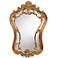 Hermosa 35" High Gold Leaf Wall Mirror