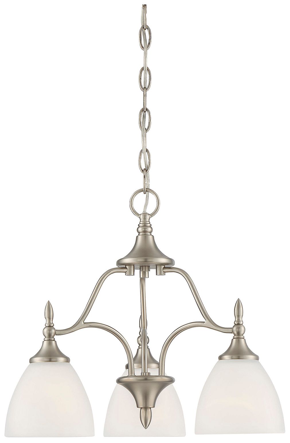 Herndon 3-Light Chandelier in Satin Nickel
