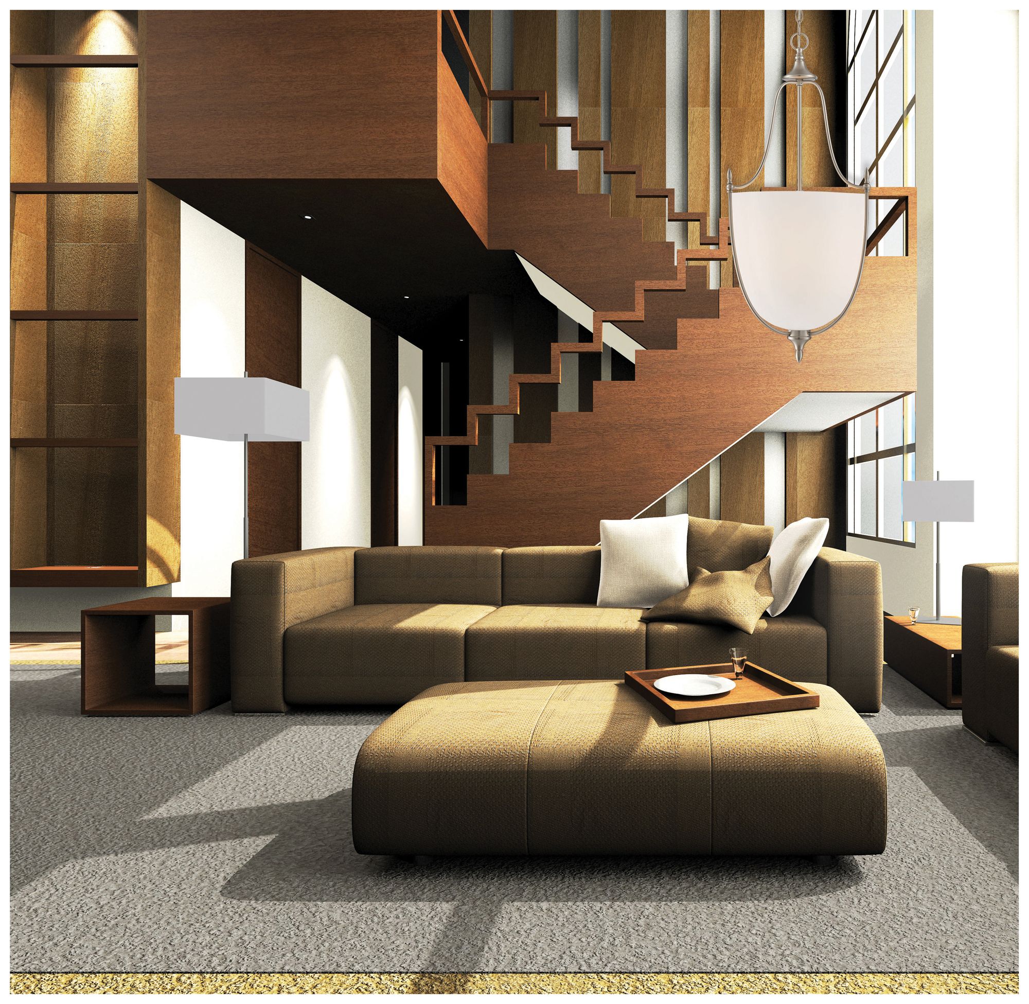 Thumbnail2 of Herndon 3-Light Pendant in Satin Nickel more views