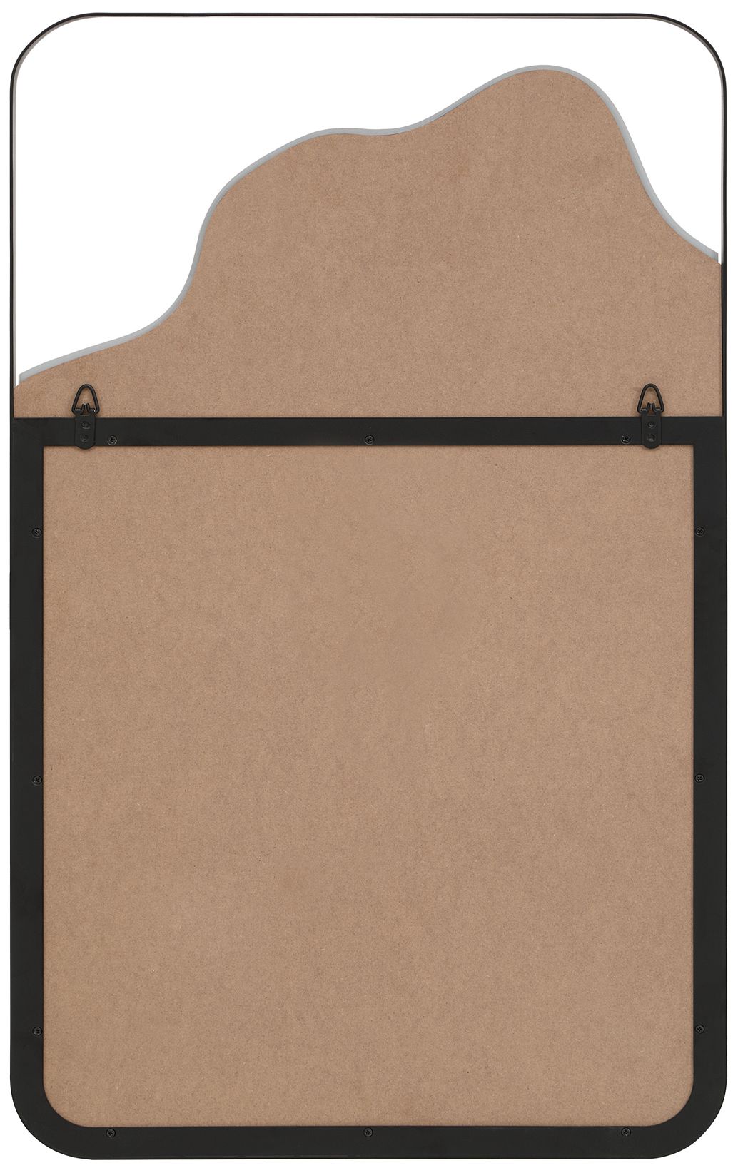Image 5 Heron 40" H x 24" W Wall Mirror, Matte Black more views