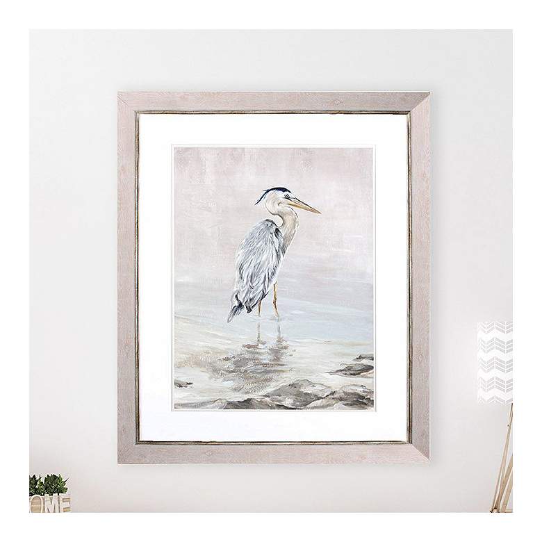 Image 1 Heron Beauty II 28"W x 34"H Framed Art