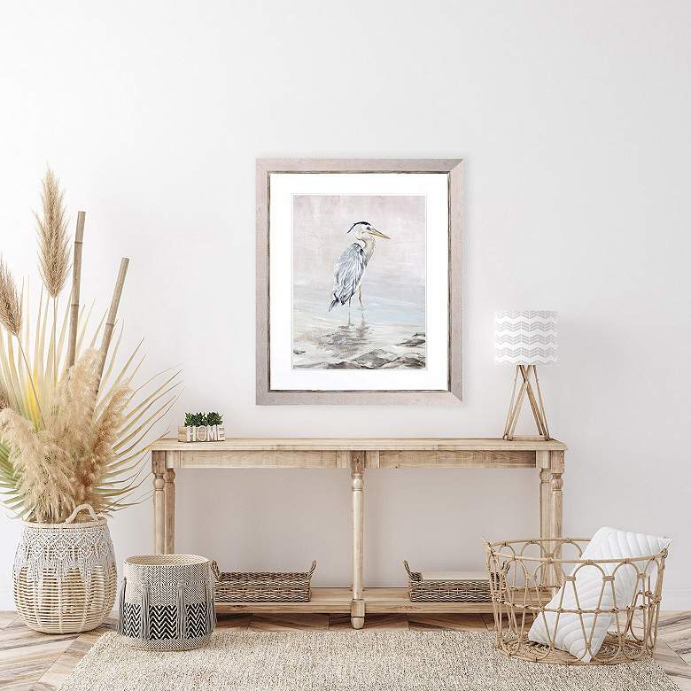 Image 3 Heron Beauty II 28"W x 34"H Framed Art more views