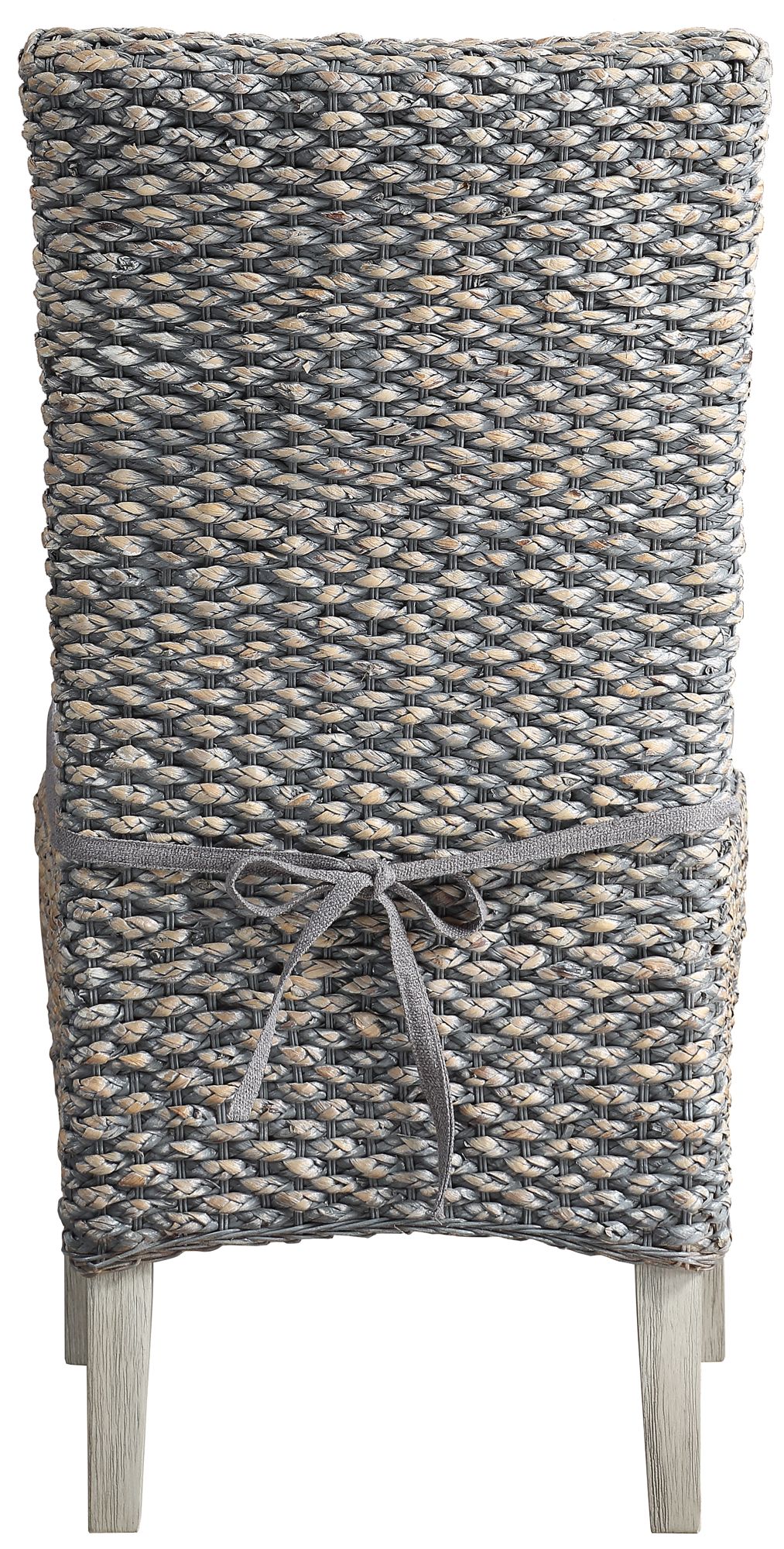 Heron Gray Seagrass Armless Dining Chairs Set of 2 95N30 Lamps Plus