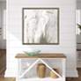 5_Heron In The Reeds 41" Wide Square Framed Canvas Wall Art more views