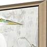 6_Heron In The Reeds 41" Wide Square Framed Canvas Wall Art more views