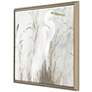 7_Heron In The Reeds 41" Wide Square Framed Canvas Wall Art more views