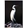 Heron Silhouette Sight Framed Canvas Print