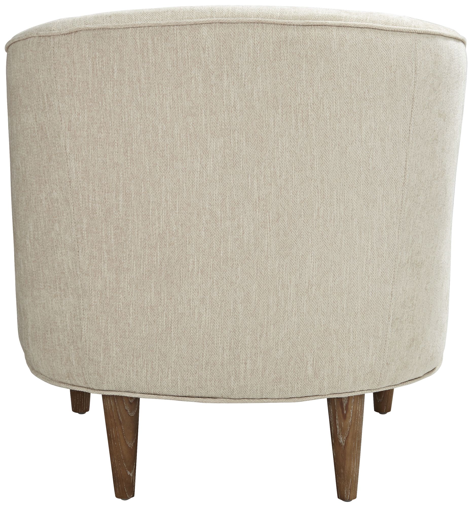 Herringbone Beige Fabric Modern Accent Chair in scene