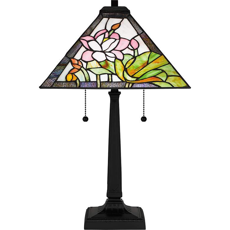 Image 2 Herron 2-Light Matte Black Table Lamp more views