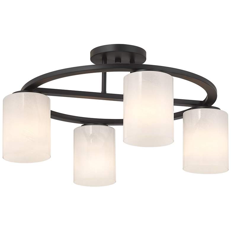 Image 4 Herron 4-Light Ceiling Light in Matte Black more views