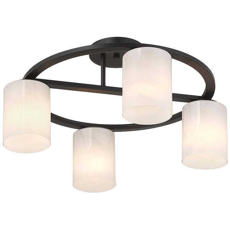 Image 5 Herron 4-Light Ceiling Light in Matte Black more views
