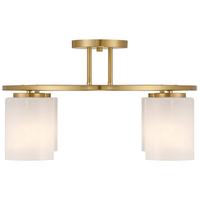 Image 3 Herron 4-Light Ceiling Light in Warm Brass more views