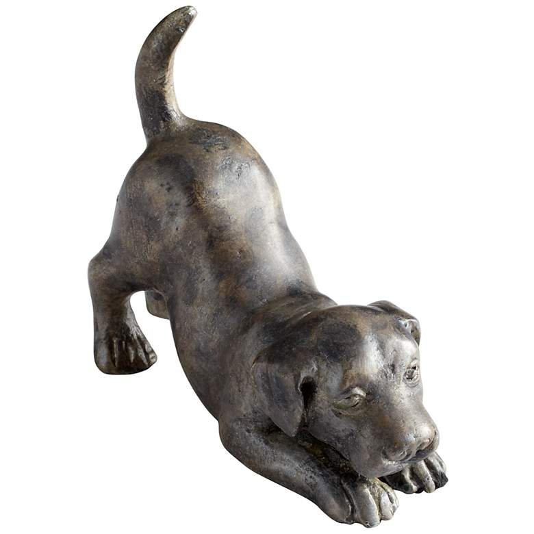 Image 1 Hershey 4 3/4 inch Wide Iron Retriever Puppy Dog Figurine