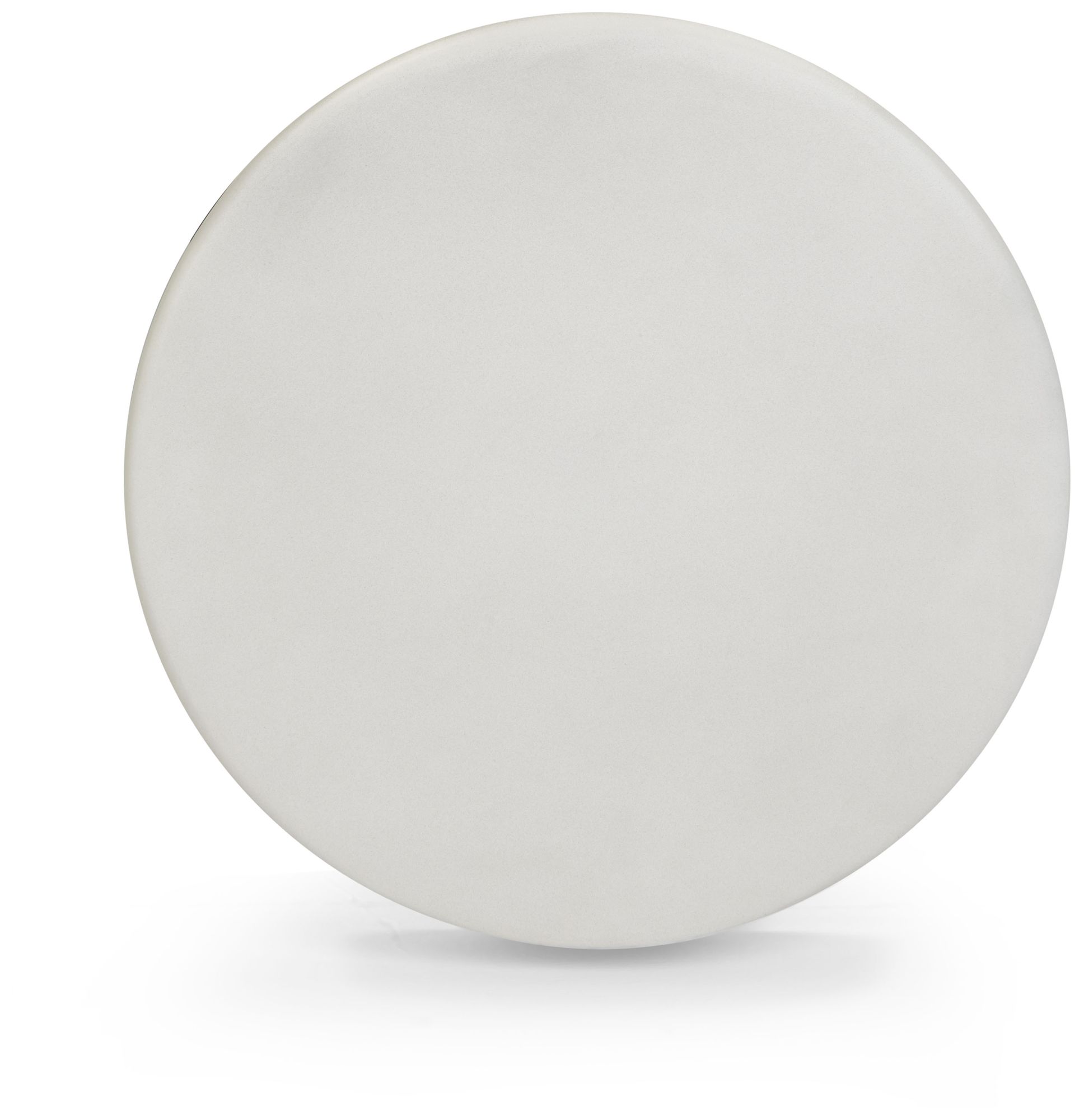 Image 6 Hessa Antique White Chiseled Concrete Indoor/Outdoor Side Table more views